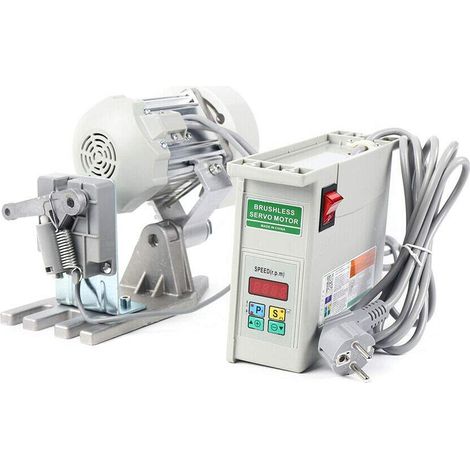 Moteur électrique de machine à coudre 750 W Servo moteur électrique sans balais 220 V Machines à coudre industrielles réglables 500-3500 tr/min Machine à coudre économe en énergie pour