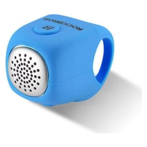 Sonnettes Électrique Vélo, Klaxon Vélo Électronique, Mini Avertisseur Sonore Cloche Étanche Bell 80dB, Universelle Fixation Élastique en Silicone (bleu) (1/5)