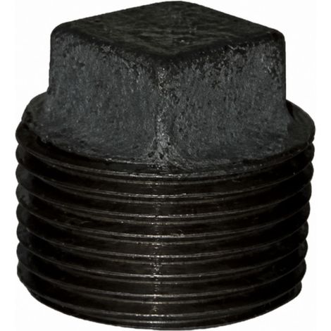 Stöpsel männlich 15x21 schwarz