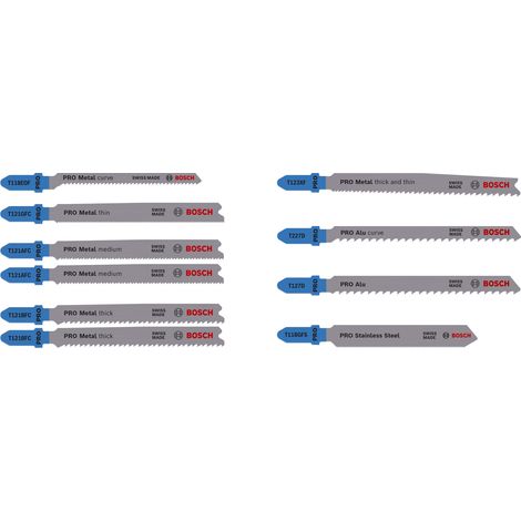 Bosch Jigsaw/reciprocating saw blades sets PRO Metal and Alu Set 92mm 10pcs (1/5)