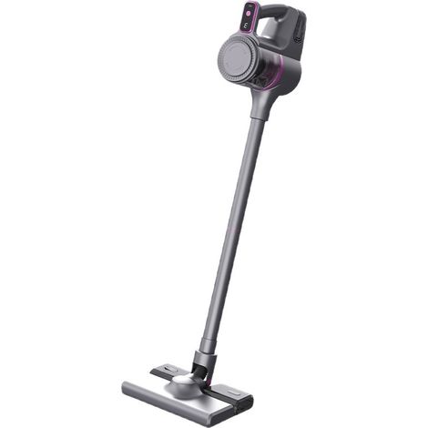 Aspirateur Balai Sans Fil 5en1 Gris LED Mite Mop Suceur Brosse Batterie Longue Durée 3 Vitesses Portable Maison (1/5)