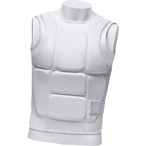 Protège-poitrine respirant pour karaté - Texture en nylon - Convient pour absorber les chocs - Doublure pour arts martiaux - Équipement de protection respirant avec ajustement réglable pour (1/5)