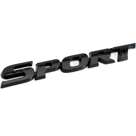 Autocollants 3D en métal avec logo sport pour coffre de voiture (avant)