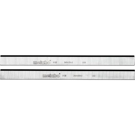 Metabo Hc 260 C/M/K, Pialla Coltello In Metallo Duro 260 X 20 X 3 Mm/2-Uno