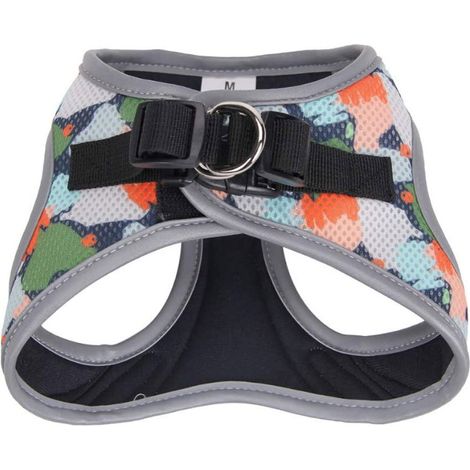 XS: Harnais de randonnée réfléchissant Harlequin pour chien (1/4)