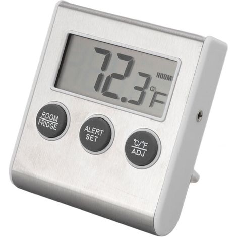 Digitales Hygrometer-Thermometer, Temperatur- und Feuchtigkeitsmonitor für den Innen- und Außenbereich mit Magnet für das Labor (1/4)