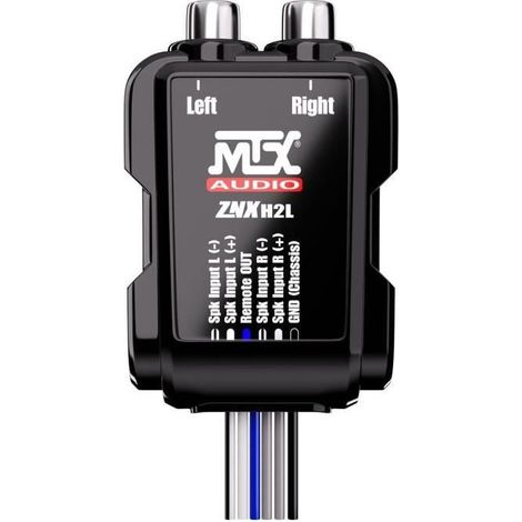 Adaptateur - MTX AUDIO - Câbles HP vers RCA 8V - Sortie ”Remote” (1/5)