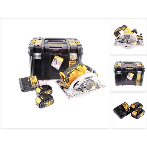 Sega circolare a batteria DeWalt DCS 572 M2 18 V 184 x 16 mm + 2 batterie 4,0 Ah + caricabatteria + T-STAK (1/5)
