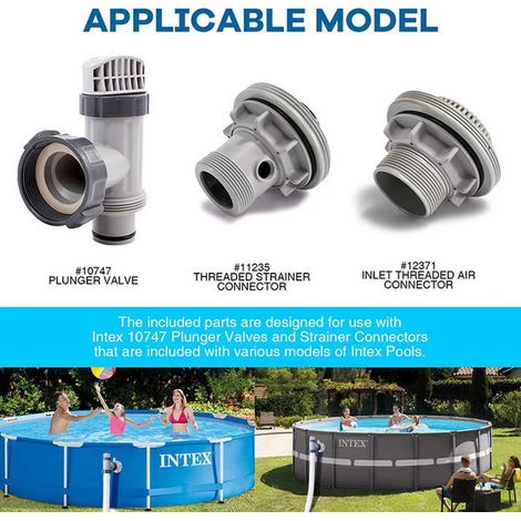 Lot de 60 joints Intex 25076RP – Remplacement pour pompe à sable – Réf 10745, 10262, 10255 – Garantit une étanchéité parfaite pour votre filtration