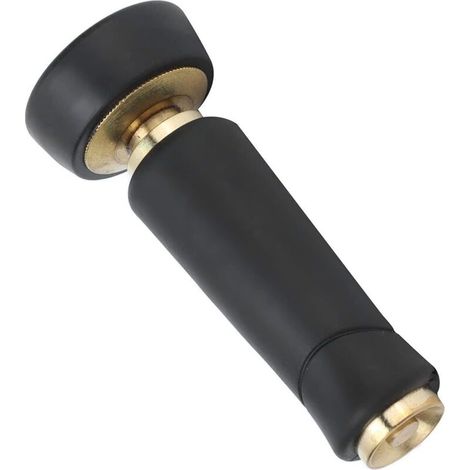 Boquilla de latón de alta presión ajustable para manguera de jardín, ideal para lavar coches y regar. Pulverizador con rosca hembra de 4 pulgadas para limpieza y riego de exteriores. (1/4)