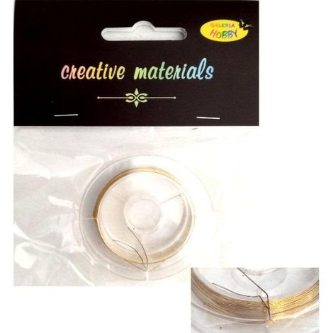 Kupferdraht 0,3 mm 10 m Gold