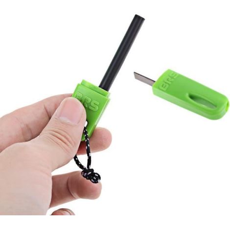 BRS - 119 Survie Pierre Allume-feu Flint Striker Briquet Kit pour extérieur Voyage (1/4)