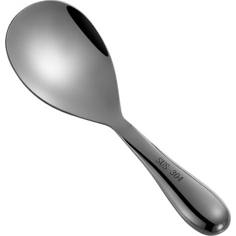 Cuillère À Riz - En Acier Inoxydable - Pour Riz Cuit, Soupes Et Préparations Épaisses - 1 Pièce (1/5)