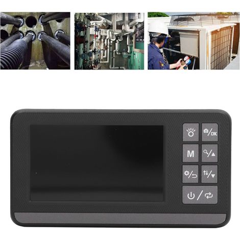 Endoscope industriel pour canalisations 1080p, objectif unique haute définition 4,3 pouces avec écran, caméra étanche IP67 avec 8 LED, stockage sur carte TF 5 Mo/s (1/5)