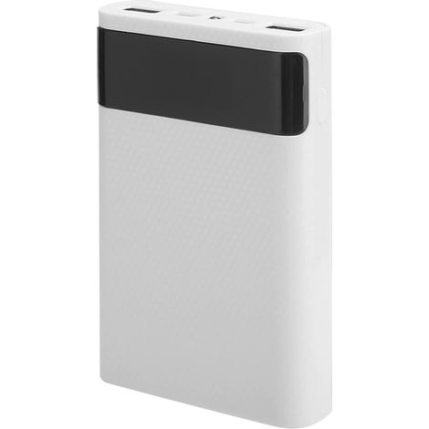 Boîte de Chargeur de Batterie, Kit d'alimentation Mobile de Banque d'alimentation Bricolage Portable 4X, Boîtier de Banque d'alimentation Bricolage, Prend en Tous (1/5)