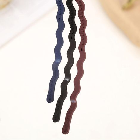 Women's Wavy Headband, Wavy Headband, Color, 180° Stretch, Fashionable, Frosted Headband, Minimalist, Sporty (1/5)