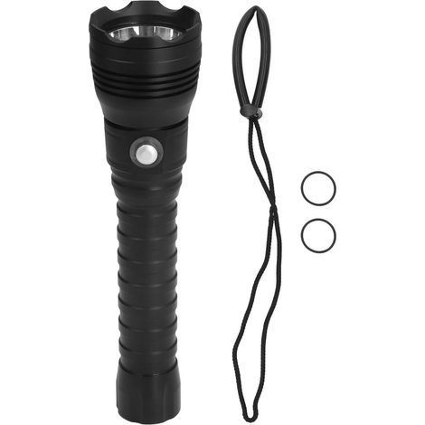 XHP70 10000LM Diving Light, 4 Modes, IPX8 Waterproof, Aluminum Alloy, Flashlight Widely Used for Fishing, Hunting and Camping (1/5)