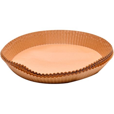 Bandeja de papel redondo para freidora de aire foodies mp, ø26 cm, 50 uds