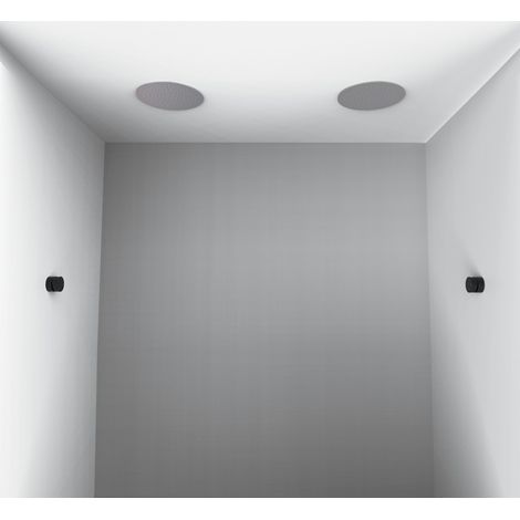 Douche Mitigeur 1 voie INCOOL (chromé et noir) (1/5)