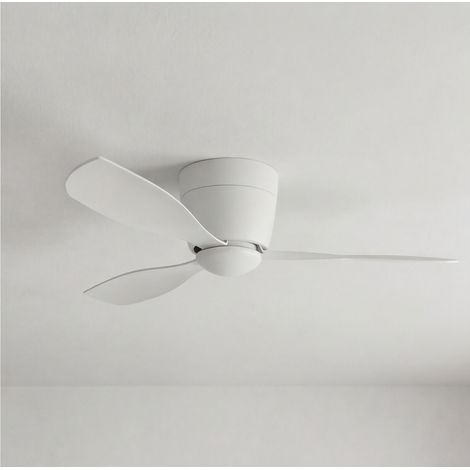 Forlight Bora - Deckenventilator mit LED-Licht Durchmesser 98.8cm. Gehäuse aus Holz. Farbe Weiß