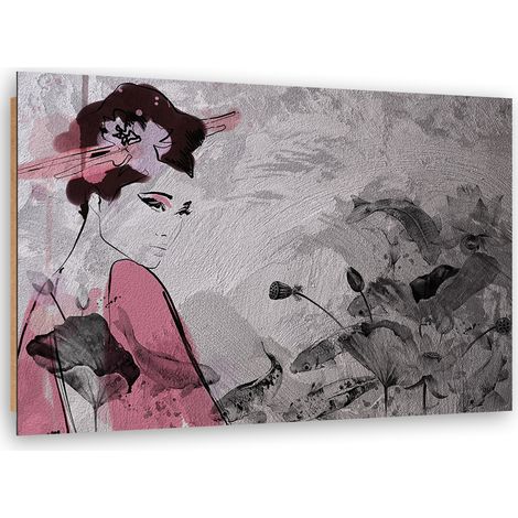Quadro deco panel, Geisha giapponese - 100x70 (1/5)
