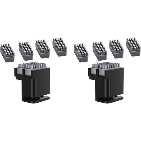2x BIQU Panda Brush PX Düsenabstreifer Druckkopfreiniger Silikonbürste mit 8x Ersatzsilikon für BambuLab P1 X1() (1/5)