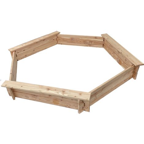 TILDA Sandkasten 6-Eck Ø 150 cm, unbehandelt