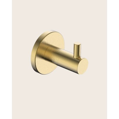 Gancio appendi asciugamano oro spazzolato Minimal