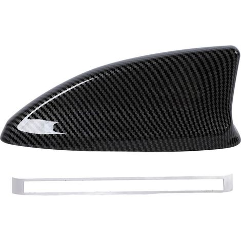 Couvercle d'antenne d'aileron de requin de voiture, Base aérienne décorative, Installation facile pour CR‑V Accord 2023 2024, couleur Fiber de carbone (1/5)