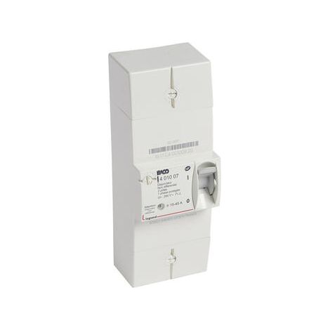 Legrand 401007 Enedis Interruttore non differenziale bipolare 2P 45A (1/2)