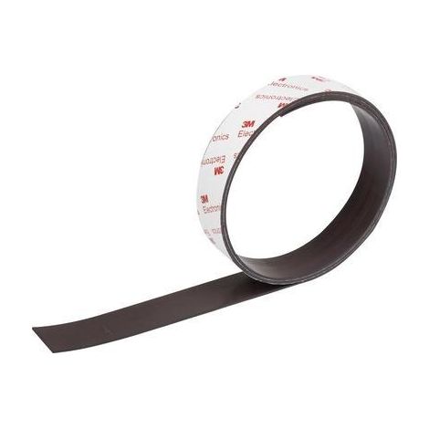 RUBAN ADHÉSIF MAGNÉTIQUE CONRAD COMPONENTS 92013C159 ANTHRACITE (L X L) 1 M X 25 MM 1 ROULEAU(X) (1/3)