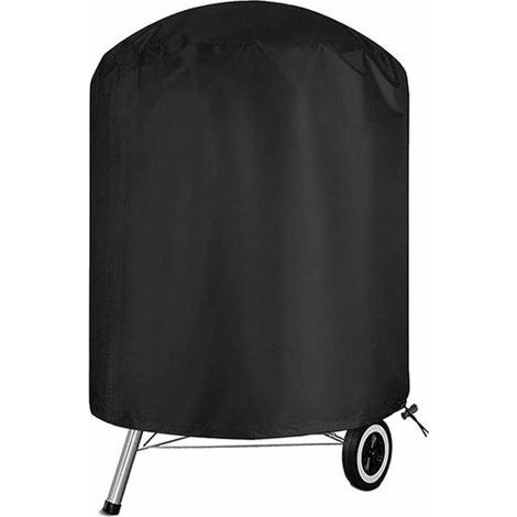 Housse Barbecue - Tissu Oxford 210D Imperméable avec Doublure PVC - Protection UV et Antivente - Pour Grill à Cuve - 58 x 77 cm (1/5)