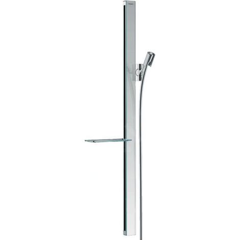 Hansgrohe Unica'E - Barre de douche 90 cm avec flexible de douche, chrome 27640000 (1/2)