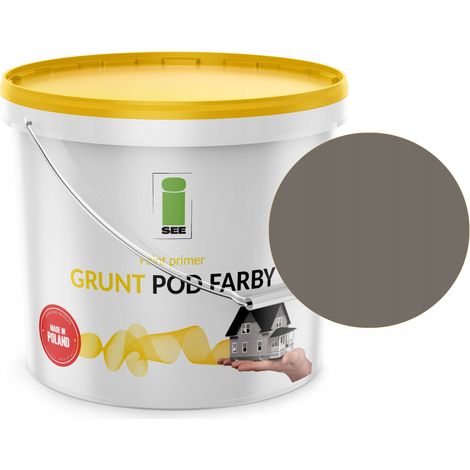 Apprêt silicone pour peinture de façade, gris chaud, teinte grise, 10 L (1/5)