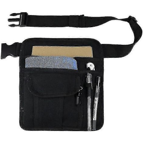 Tablier de serveur/serveuse - ceinture utilitaire avec poche de rangement NOIR (1/5)