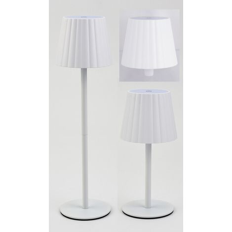 LAMPADA LED RICARICABILE 3 IN 1 ALBA BIANCO