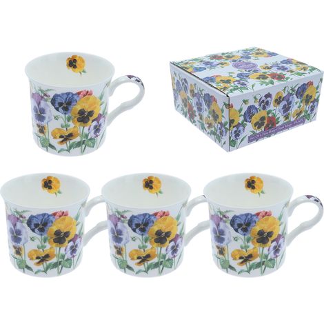 4er-Tassenset – Pansy (FBCh)