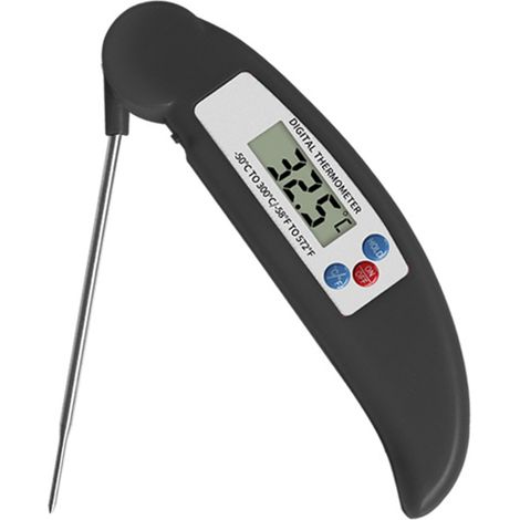 Thermomètre numérique pour viande, barbecue, thermomètre électronique, sonde extra longue pour la cuisine, la cuisson des aliments, le fumoir, la friture, le lait et le yaourt. (1/5)