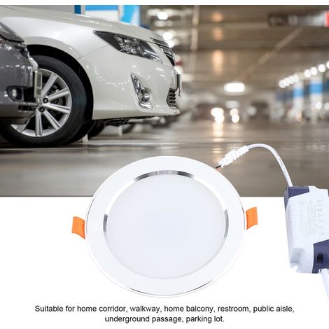 Spot encastré LED ultra-mince à détection de présence humaine par capteur radar micro-ondes AC85-265V pour usage intérieur résidentiel et commercial. (1/5)
