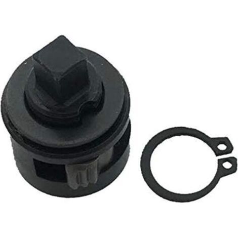 Black ratchet head anvil maintenance kit for M12 38 ratchet, set of 2 plastic pieces compatible with models 2457-20, designed for quick and reliable repairs (1/5)