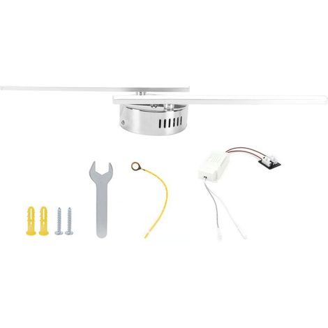 Nordic strip style LED ceiling light, bedroom/living room decoration, AC85265V white (1/5)