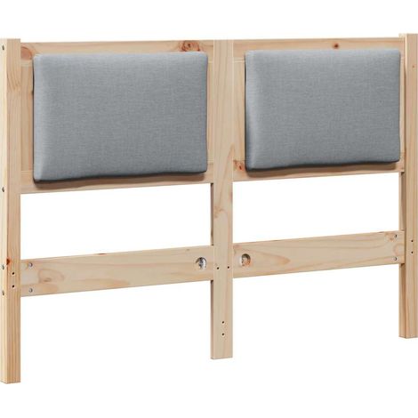Maison Exclusive - Cabecero Marrón Madera maciza de pino