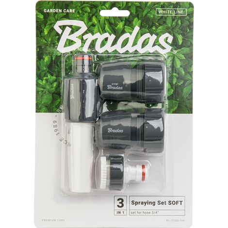 Kit d’arrosage 4 éléments 3/4 po Bradas White Line Soft (1/2)