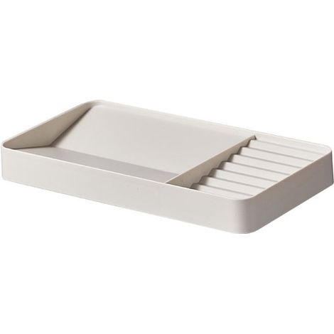Cajón de escritorio - Caja de almacenamiento - Para notas, bolígrafos, lápices y accesorios - Beige (1/5)
