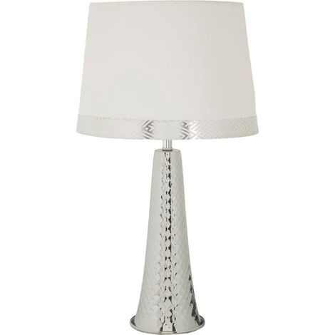 Lampada da tavolo in metallo argento, Ø30x54 cm – Tower (1/5)