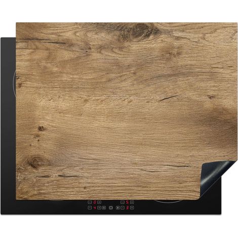 Induction Hob Protector Wood - Brown - Wood look 65x52 cm