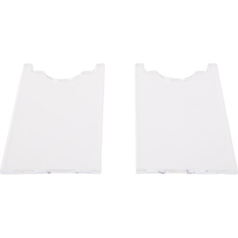 Entretoises murales universelles pour meubles, protections murales en acrylique pour pieds de canapé et de lit, prévenant les risques d'incendie et préservant l'espace pour les prises électriques (typ (1/5)