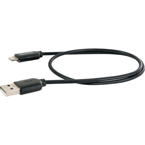 Schwaiger Apple Lithning Sync & Ladekabel USB 2.0 A auf Apple Lightning Stecker Ladekabel (1/2)