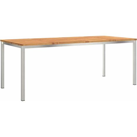 Maison Exclusive - Esstisch 200x90x75 cm Massives Akazienholz und (1/5)