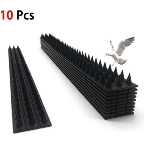 PC26887-Herse Pics Barrière anti Pigeons - Escalade Répulsif Chats 10 Pièces (1/4)